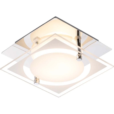 RICKY faretto LED cromo vetro satinato 1 LUCE GLOBO 49236-1 - GLOBO LIGHTING