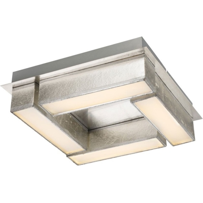 Globo Lighting - AMY Plafoniera nichel opaco tessuto argento metallizzato GLOBO 15188-12D