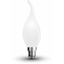 V-tac - LAMPADINA LED E14 4W FIL. OPACA BIANCO FREDDO A FIAMMA VT-1927 características