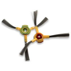vhbw 2x spazzola laterale compatibile con Ecovacs Deebot D83, D63s robot aspirapolvere - Set spazzole, dx/sx, nero / rosso / verde / giallo precio