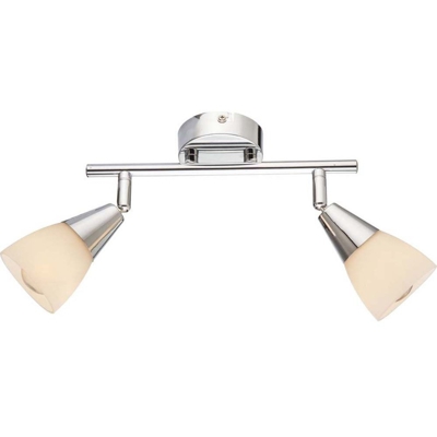 TADEUS Riflettore nichel cromo vetro satinato GLOBO 54919-2 - GLOBO LIGHTING