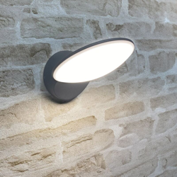 Applique LED da esterno LUNA 8W Eq 90W IP65 | Température de Couleur: Bianco neutro 4000K - ARUM LIGHTING precio