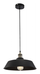 KNUD Sospensione alluminio nero ottone anticato vintage GLOBO 15067 - GLOBO LIGHTING precio