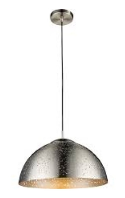 TAMOR Lampada a sospensione nichel opaco argento metallizzato GLOBO 15001 - GLOBO LIGHTING