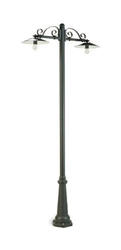 PALO LAMPIONE DA ESTERNO VIALI GRIGIO VINTAGE 2 X E27 886-16 - Livos en oferta