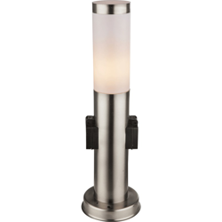 BOSTON Paletto da esterno acciaio per viali con prese GLOBO 3158K - GLOBO LIGHTING precio