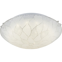 Globo Lighting - JOY Plafoniera LED cromo vetro opale con linee decorative GLOBO 48259-18 características