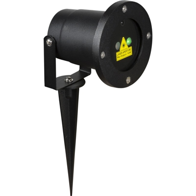 Globo Lighting - TAMMES Proiettore laser fisso con telecomando effetti luce 150mq GLOBO 32001