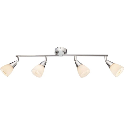 Globo Lighting - TADEUS Lampada soffitto nichel cromo vetro satinato GLOBO 54919-4