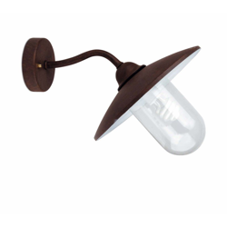 Faro Barcelona - WALLY-2 Lampada parete applique esterno ruggine E27 5000K FARO 74261 características