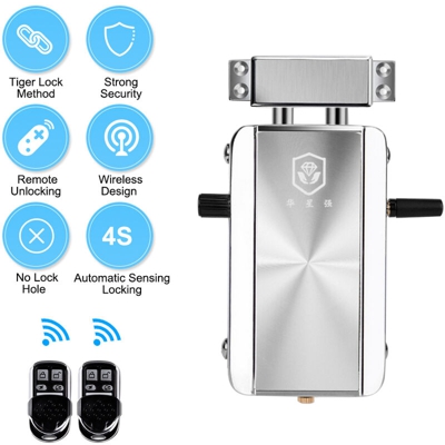 Telecomando Telecomando intelligente Antifurto invisibile Sicurezza domestica Porta serratura Telecomando Interruttore manuale Serratura interna,