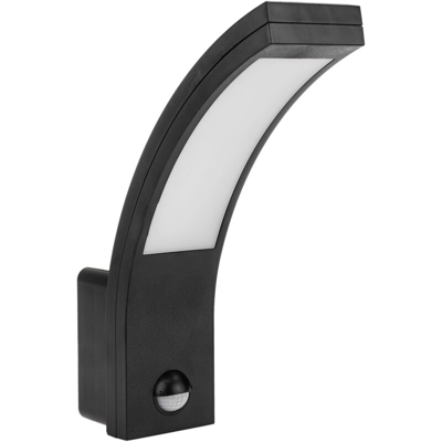 BeMatik - Applique a LED con sensore di movimento e oscurità IP54 15W
