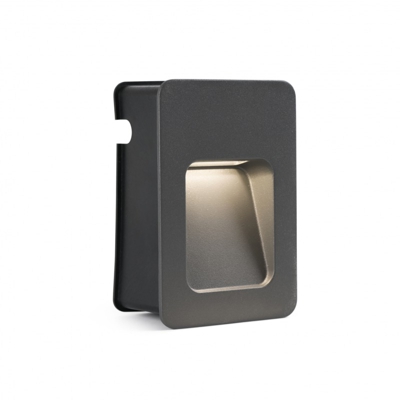 NASE-2 LED Lampada incasso grigio scuro da esterno per viali FARO 70399 - FARO BARCELONA