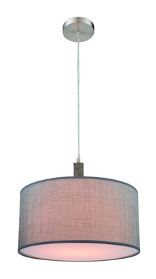 UMBRELLA Lampada a sospensione nichel opaco tessuto grigio GLOBO 24688H1 - GLOBO LIGHTING