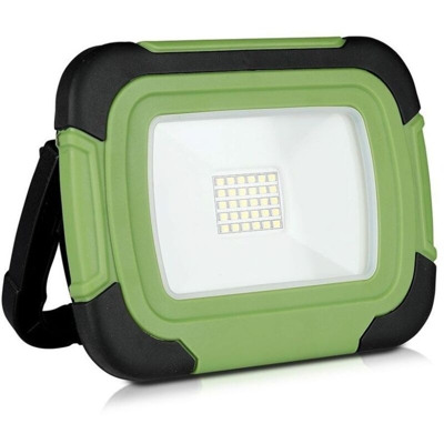 faro led a batteria ricaricabile chip samsung sos flash 100° 20 watt A++ CE IP44 bianco freddo tec 644501 - V-TAC