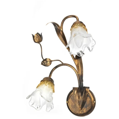 Applique Arianna 2 luci Bronzo - Onli