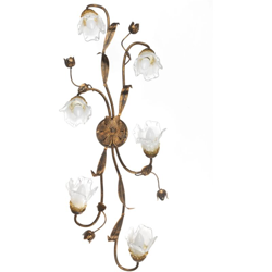 Lampadario a soffitto Arianna 5 luci Bronzo - Onli en oferta