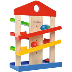 Lgvshopping - Eichhorn Percorso Per Biglie Gioco Pista Biglie in Legno Con Campanella 25x34 Cm características