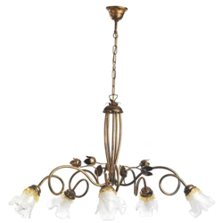 Lampadario Arianna 5 luci Bronzo - Onli en oferta