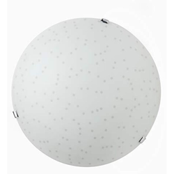 ONLI - Plafoniera Corianolo, Vetro Bianco, 40 X 40 X 18 Cm precio