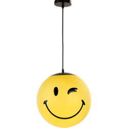 Lampada sospensione Smiley World BIRBO giallo con lampadina LED - Onli en oferta