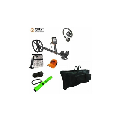 Quest metal detector q30 plus 11x9 + cuffie ws + sacca + xpointer land + borsa