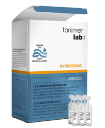 Tonimer Lab Hypertonic Aerosol 18 Flaconcini Monodose en oferta