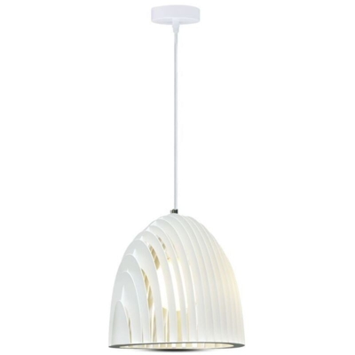 V-tac - portalampada lampadario pendente traforato 250 mm 220-240 volt CE E27 IP20 bianco interno tec 630207