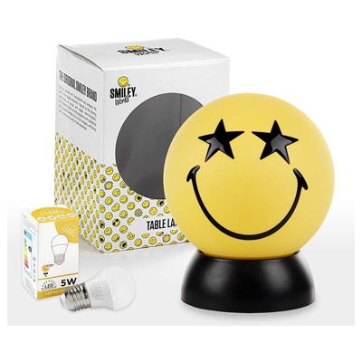 Lumetto Smiley World STELLA giallo con lampadina LED - Onli