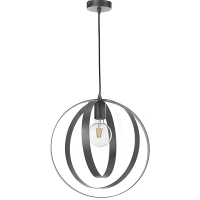 ONLI - Lampada a sospensione Yara, struttura grigio metallizzato