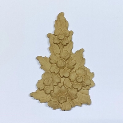 Bricolegnostore - Fregio decorazione in pasta di legno cod 999 - mm 120 x 80
