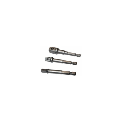 Set 3 Bussole Inserto Prolunga Per Trapano Avvitatore Attacco 1/2'' 1/4'' 3/8'' - TP