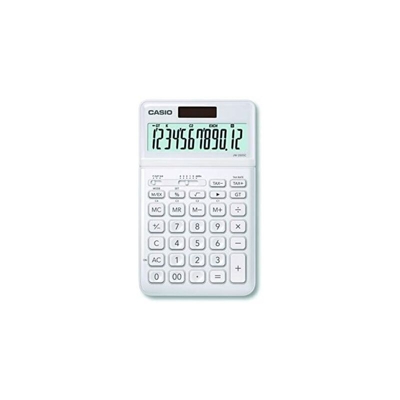 JW-200SC-WE - Calcolatrice 1,1 x 10,9 x 18,4 cm, colore blanco - Casio