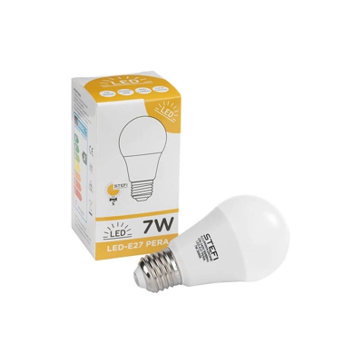 ONLI - Lampadina LED E27 pera 7W, 3000K, luce calda