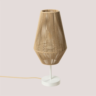 Lampada da tavolo Uillo in corda di nylon NATURAL Nylon - Sklum