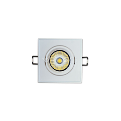 faretto incasso led 120° 220-240 volt 5 watt A+ CE IP20 alluminio bianco bianco freddo no orientabile quadrato tec 625120 - V-TAC en oferta