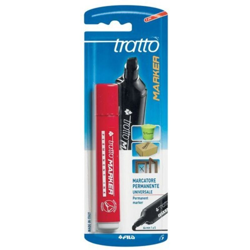 Maury's - TRATTO MARKERS ROSSO PUNTA A SCALPELLO 1PZ precio