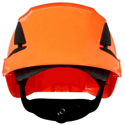 3M SecureFit X5507NVE-CE-4 Casco di protezione con sensore UV Arancione EN 397