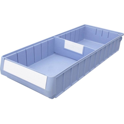 VISO TR 6209 Cassetta impilabile da magazzino (L x A x P) 234 x 90 x 600 mm Blu 1 pz.
