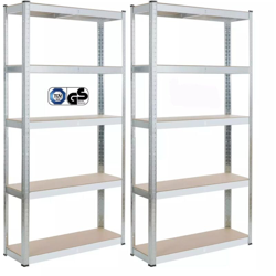 2x AREBOS Scaffale per Carichi Pesanti 875kg Ripiano Seminterrato 180x90x30cm características