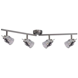 faretto parete eveli 220-240 volt 4 luci CE G9 IP20 argento interno orientabile kan 29103 - KANLUX en oferta