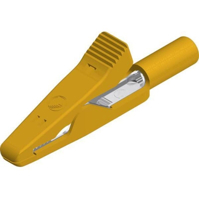 MA 2 VA Morsetto di derivazione Presa 2mm CAT I Giallo - Sks Hirschmann