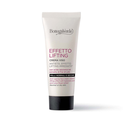 Effetto lifting - Crema facial antiedad, efecto lifting inmediato* - con ácido Hialurónico y extracto de Flor de Loto (20 ml) - pieles normales o seca características