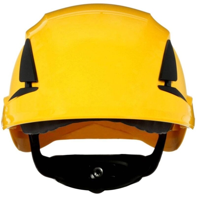 3M SecureFit X5502NVE-CE-4 Casco di protezione con sensore UV Giallo EN 397