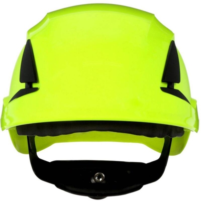 3M SecureFit X5514NVE-CE-4 Casco di protezione con sensore UV Verde Neon EN 397