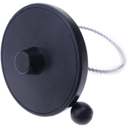 Nero RF EAS tag antifurto supporta 8.2MHz 55 millimetri blocco del cavo d'acciaio - Primematik precio