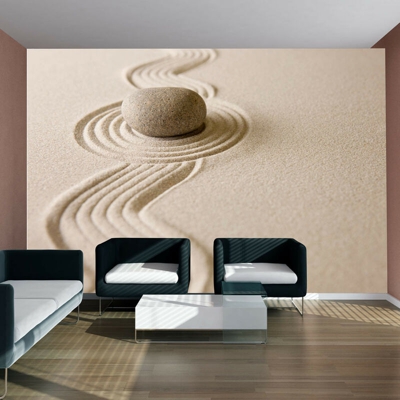 Fotomurale - Zen sand garden