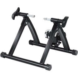 Rullo per Bicicletta Pieghevole per Allenamento in Casa 54.5x47.2x39.1cm, Nero - Homcom precio