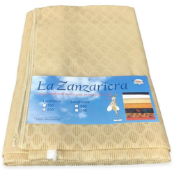 TENDA RETE ZANZARIERA A ROMBO DA ESTERNO PIOMBATA LARGA Cm. 200 UNITO BEIGE Cm. 200 x 300 - TEX FAMILY en oferta