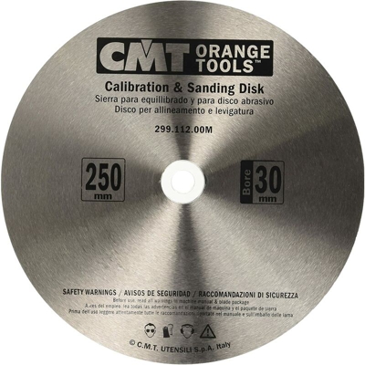 299.112.00M DISCO ALLINEAMENTO/LEVIGATURA D=250x2.8x30mm - CMT ORANGE TOOLS